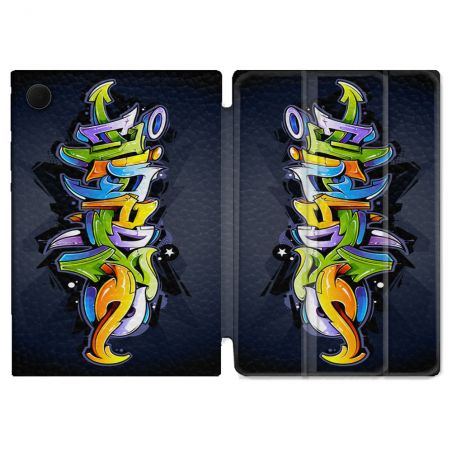 Housse Smart Cover Pour Samsung Galaxy Tab A9 Plus Street Art Graffiti