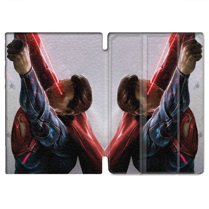 Housse Smart Cover Pour Samsung Galaxy Tab A9 Plus Superman Laser