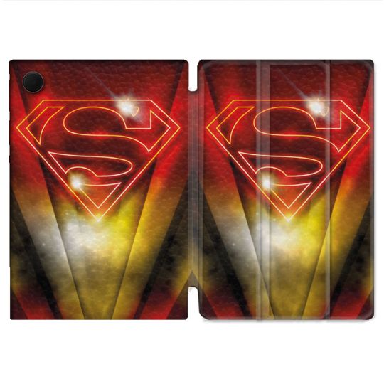 Housse Smart Cover Pour Samsung Galaxy Tab A9 Plus Superman Logo
