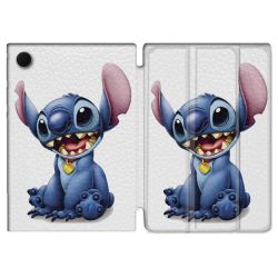 Housse Smart Cover Pour Samsung Galaxy Tab A9 Stitch Blanc