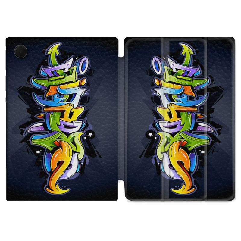 Housse Smart Cover Pour Samsung Galaxy Tab A9 Street Art Graffiti