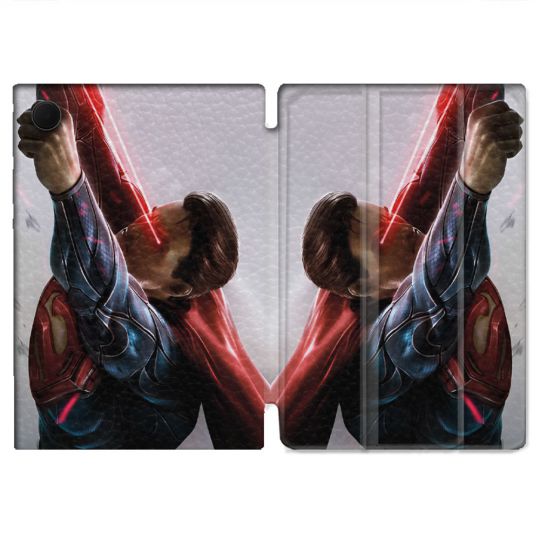 Housse Smart Cover Pour Samsung Galaxy Tab A9 Superman Laser