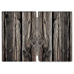 Housse Smart Cover Pour Samsung Galaxy Tab A9 Texture Bois