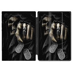 Housse Smart Cover Pour Samsung Galaxy Tab A9 Plus Tete de Mort Your Next