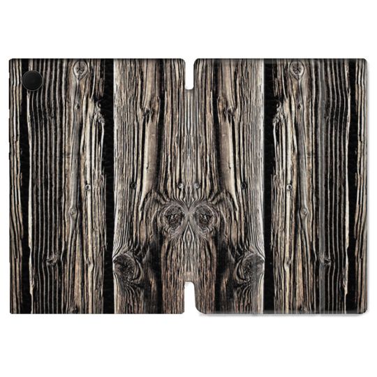 Housse Smart Cover Pour Samsung Galaxy Tab A9 Plus Texture Bois