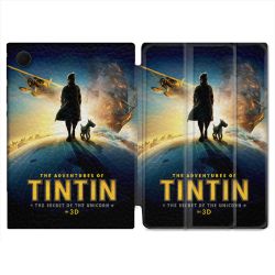 Housse Smart Cover Pour Samsung Galaxy Tab A9 Tintin Affiche