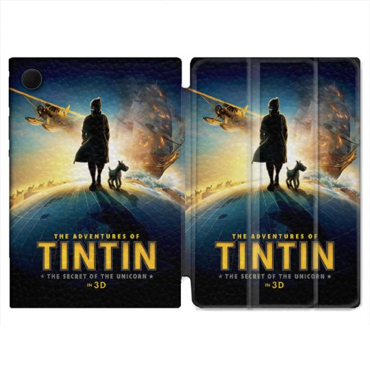 Housse Smart Cover Pour Samsung Galaxy Tab A9 Plus Tintin Affiche