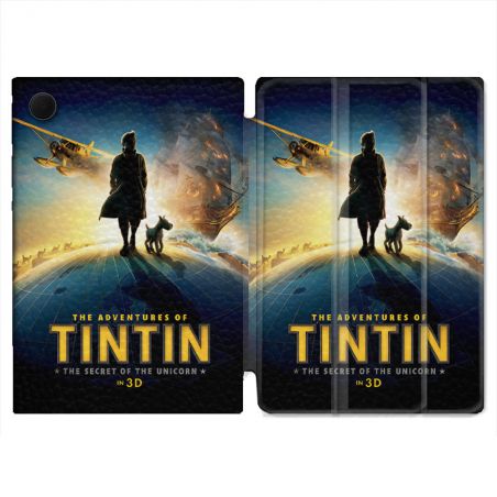 Housse Smart Cover Pour Samsung Galaxy Tab A9 Plus Tintin Affiche