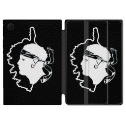 Housse Smart Cover Pour Samsung Galaxy Tab A9 Plus Voyage Corse Noir