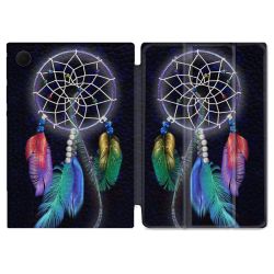 Housse Smart Cover Pour Samsung Galaxy Tab A9 Zen Attrape Reve Multicolore
