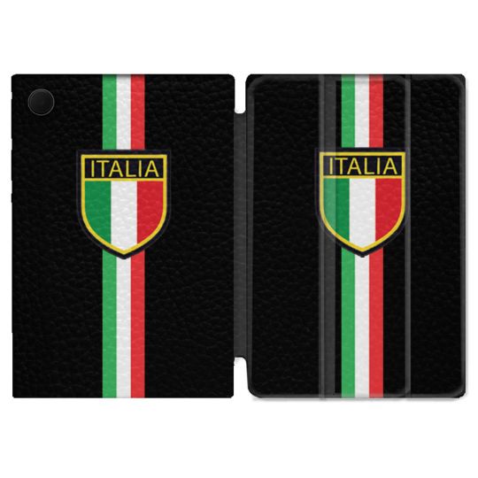 Housse Smart Cover Pour Samsung Galaxy Tab A9 Plus Voyage Italie 3 Noir