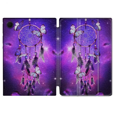 Housse Smart Cover Pour Samsung Galaxy Tab A9 Zen Attrape Reve Papillon