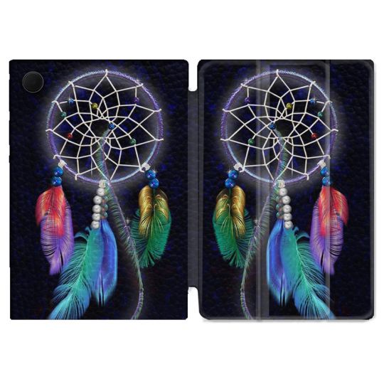 Housse Smart Cover Pour Samsung Galaxy Tab A9 Plus Zen Attrape Reve Multicolore