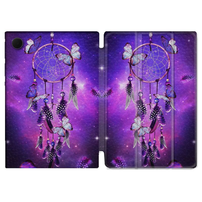 Housse Smart Cover Pour Samsung Galaxy Tab A9 Plus Zen Attrape Reve Papillon