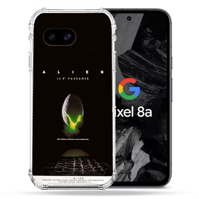 Coque Renforcée Pour Google Pixel 8A Alien Affiche