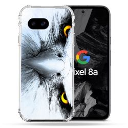 Coque Renforcée Pour Google Pixel 8A Animal Aigle Royal Blanc