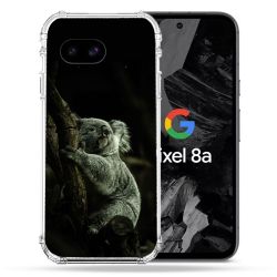 Coque Renforcée Pour Google Pixel 8A Animal Koala Noir