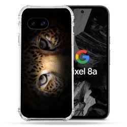 Coque Renforcée Pour Google Pixel 8A Animal Leopard Yeux