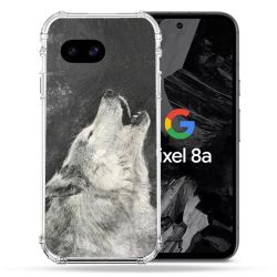 Coque Renforcée Pour Google Pixel 8A Animal Loup Hurlement