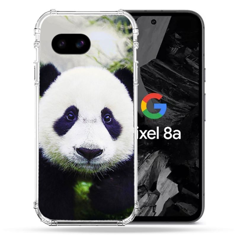 Coque Renforcée Pour Google Pixel 8A Animal Panda Color