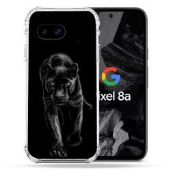 Coque Renforcée Pour Google Pixel 8A Animal Panthère Noire