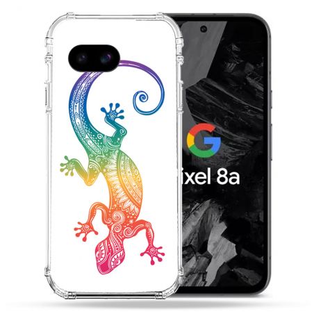 Coque Renforcée Pour Google Pixel 8A Animal Salamandre Color