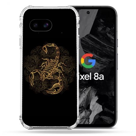 Coque Renforcée Pour Google Pixel 8A Animal Scorpion Fresque