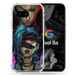 Coque Renforcée Pour Google Pixel 8A Arcane Jynx Bleu