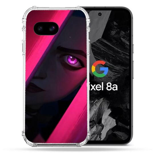 Coque Renforcée Pour Google Pixel 8A Arcane Jynx Rose