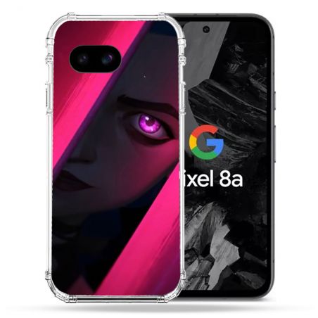 Coque Renforcée Pour Google Pixel 8A Arcane Jynx Rose