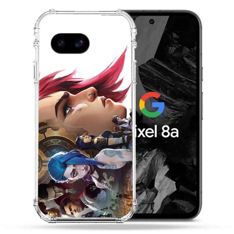 Coque Renforcée Pour Google Pixel 8A Arcane Jynx Sœur