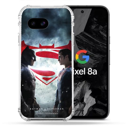 Coque Renforcée Pour Google Pixel 8A Batman VS Superman