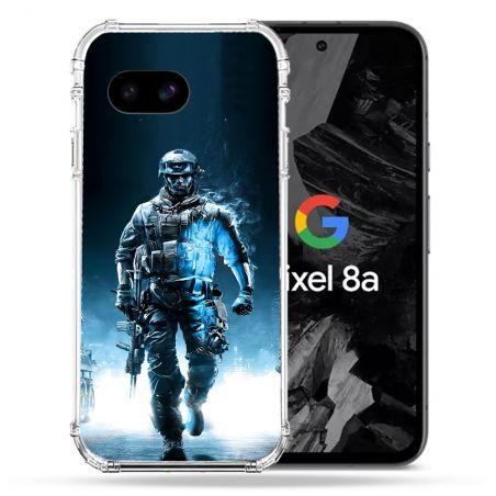 Coque Renforcée Pour Google Pixel 8A Call Of Duty Guerrier