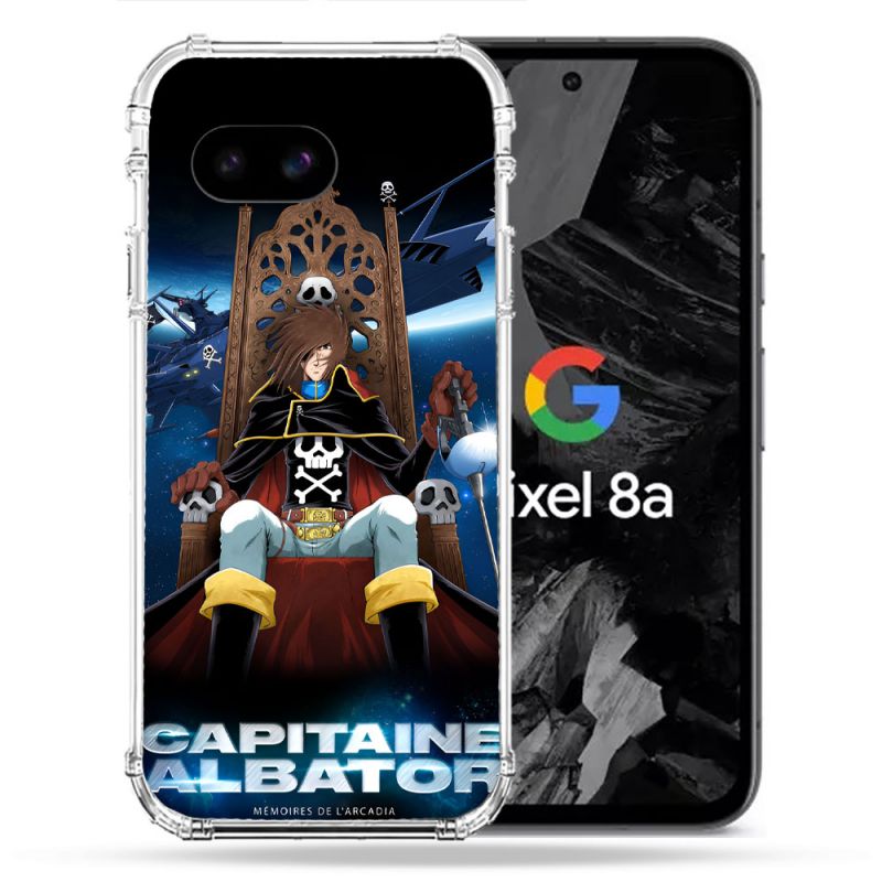 Coque Renforcée Pour Google Pixel 8A Capitaine Albator
