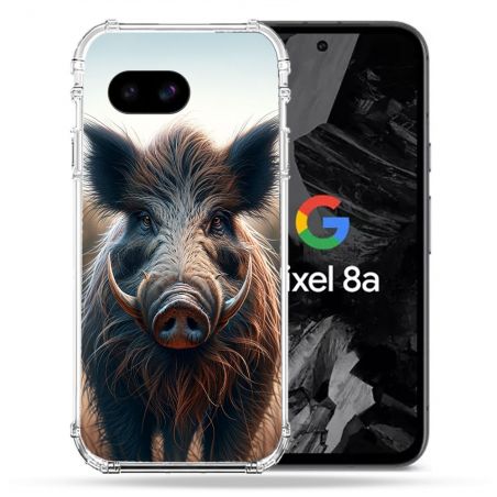 Coque Renforcée Pour Google Pixel 8A Chasse Sanglier Attaque