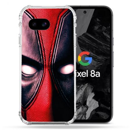 Coque Renforcée Pour Google Pixel 8A Deadpool Yeux