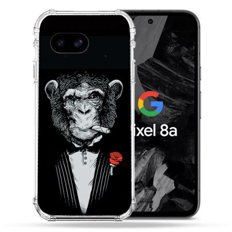 Coque Renforcée Pour Google Pixel 8A Decale Singe Mafia
