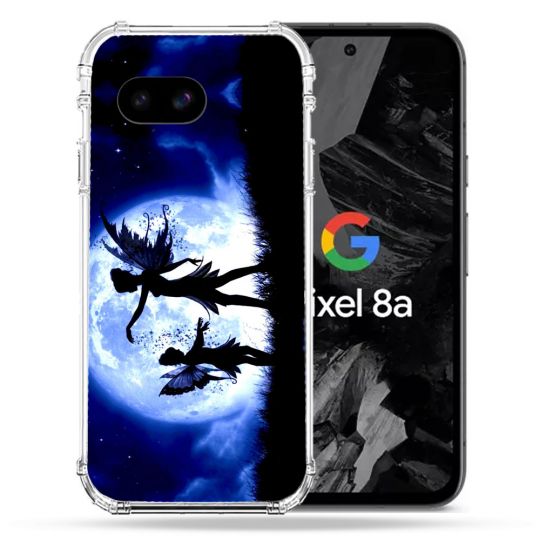 Coque Renforcée Pour Google Pixel 8A Fantastique Fee Lune