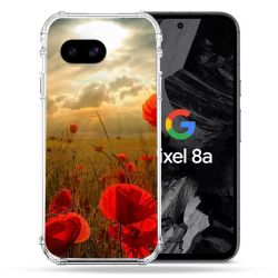 Coque Renforcée Pour Google Pixel 8A Fleur Coquelicot