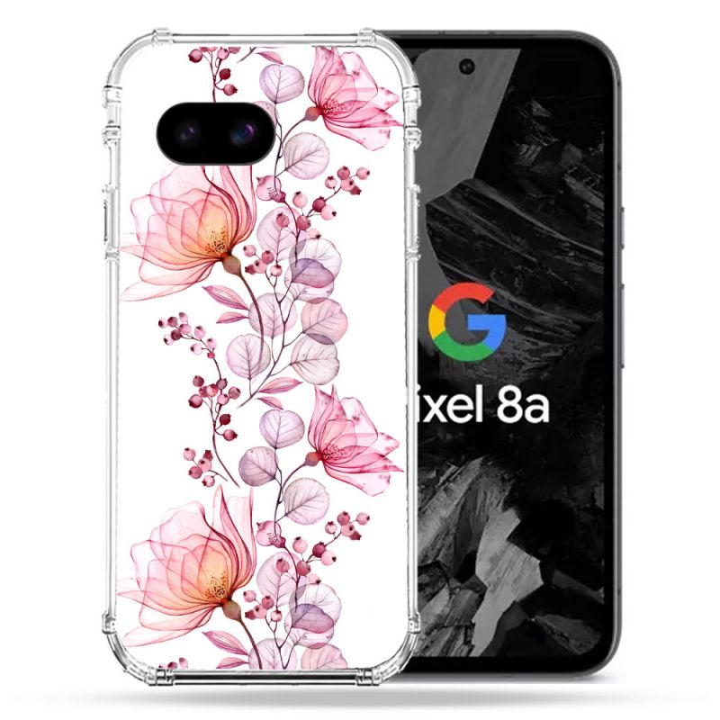 Coque Renforcée Pour Google Pixel 8A Fleur Eclosion