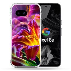 Coque Renforcée Pour Google Pixel 8A Fleur Lys Color