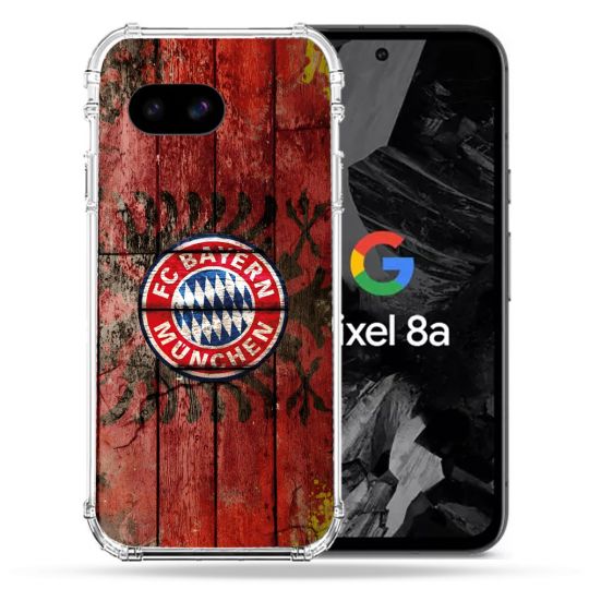 Coque Renforcée Pour Google Pixel 8A Foot Bayern Munich Drapeau