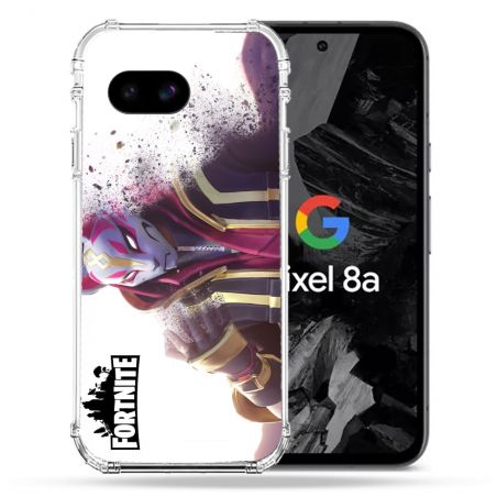 Coque Renforcée Pour Google Pixel 8A Fortnite Blanc