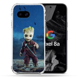 Coque Renforcée Pour Google Pixel 8A Groot Bleu