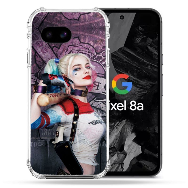 Coque Renforcée Pour Google Pixel 8A Harley Quinn Batte
