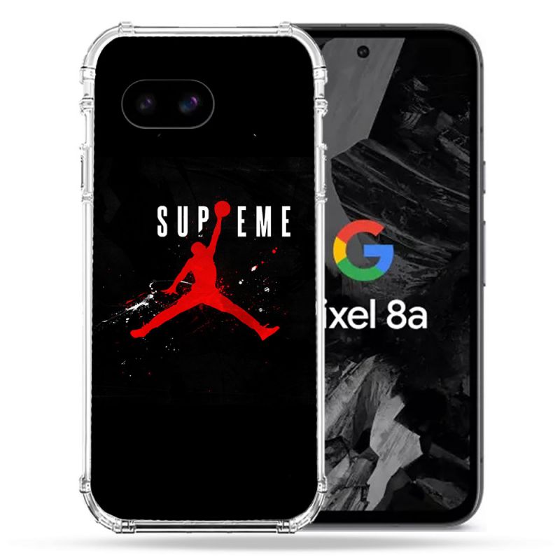 Coque Renforcée Pour Google Pixel 8A Jordan Supreme Noir