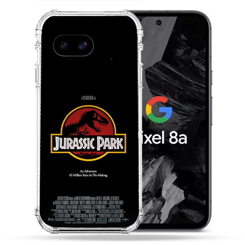 Coque Renforcée Pour Google Pixel 8A Jurassik Park Affiche