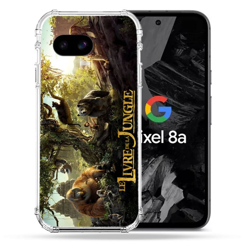 Coque Renforcée Pour Google Pixel 8A Le Livre De La Jungle Affiche