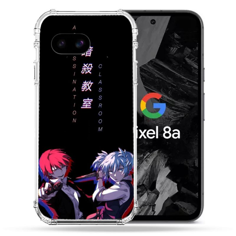 Coque Renforcée Pour Google Pixel 8A Manga Assassination Classroom Duo