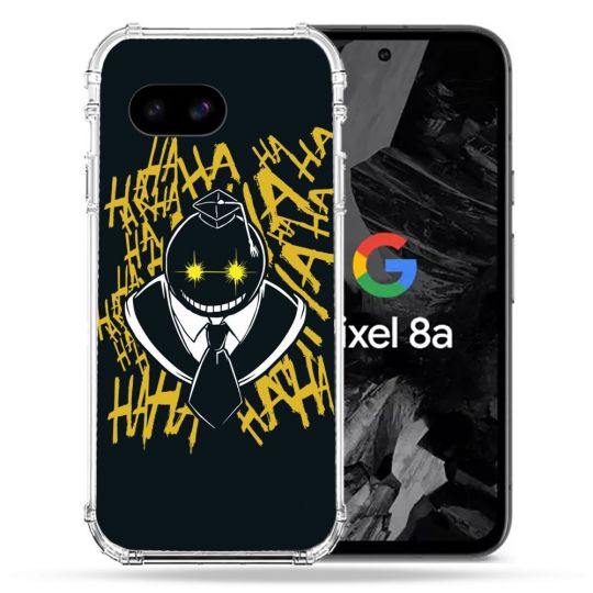 Coque Renforcée Pour Google Pixel 8A Manga Assassination Classroom Kuro Noir